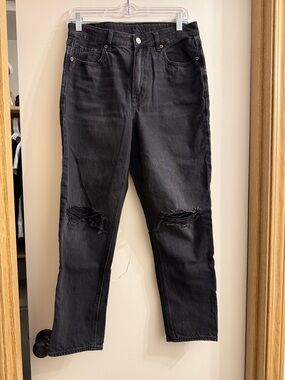 american eagle strigid mom jean